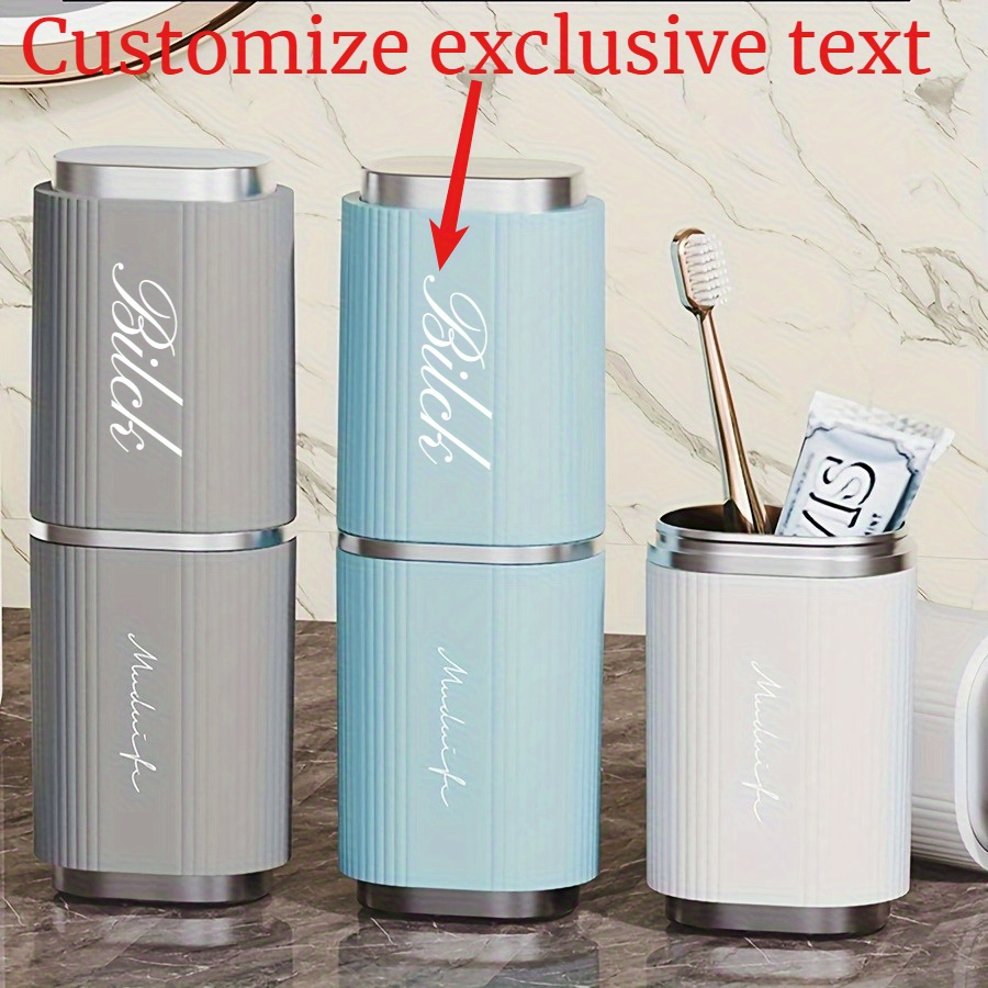 Personalized Name Box - Caja de almacenamiento de cepillos de