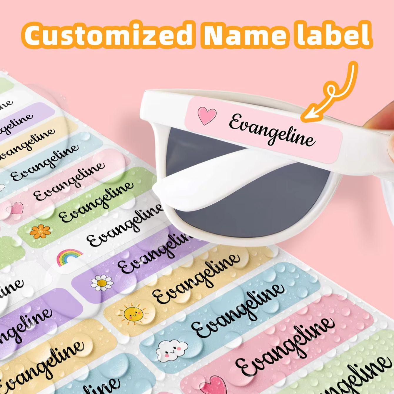 1-220PCS Pegatinas Personaliza - Personalized Name Box reseña y precio