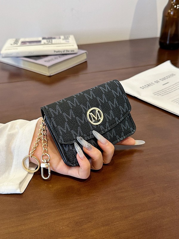 Tarjetero de Piel Sintética co - Monogram Keychain Leather reseña y precio