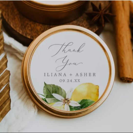 Pegatina de agradecimiento de  - Personalised Candle Label reseña y precio