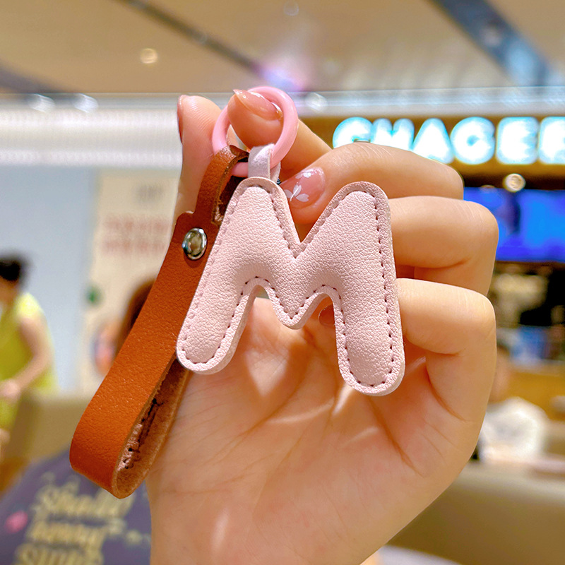 Llaveros creativos de cuero PU - Monogram Keychain Leather reseña y precio
