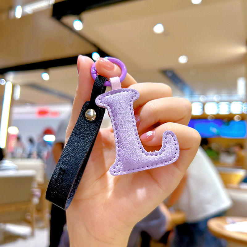 Llaveros creativos de cuero PU - Monogram Keychain Leather reseña y precio