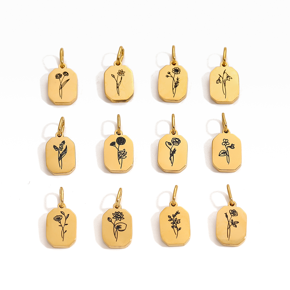Gran oferta elegante mes de na - Birth Flower Necklace reseña y precio