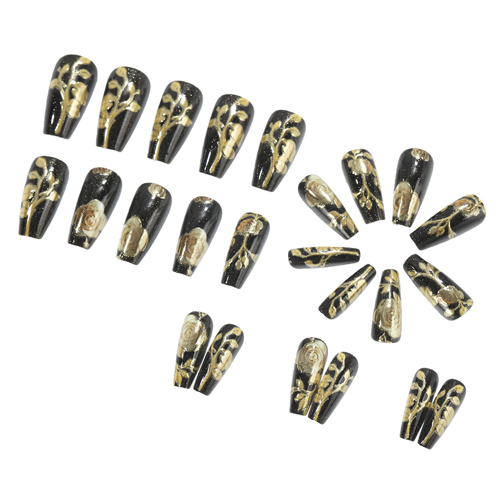 Uñas postizas 3D para mujeres  - Pressed Flower Art reseña y precio