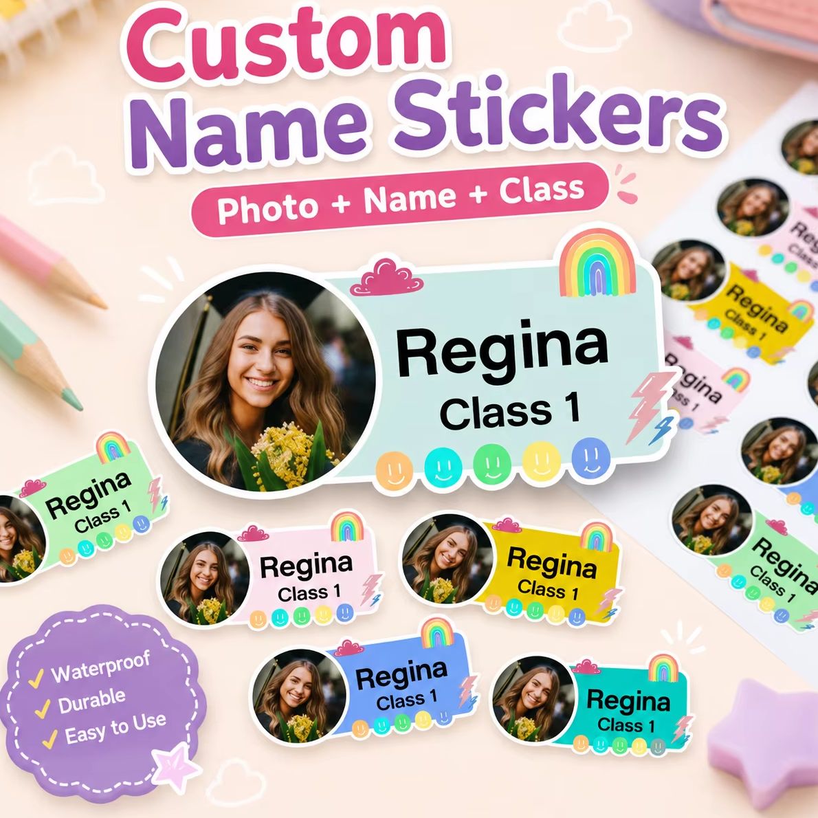 Etiquetas adhesivas personaliz - Custom Photo Book reseña y precio