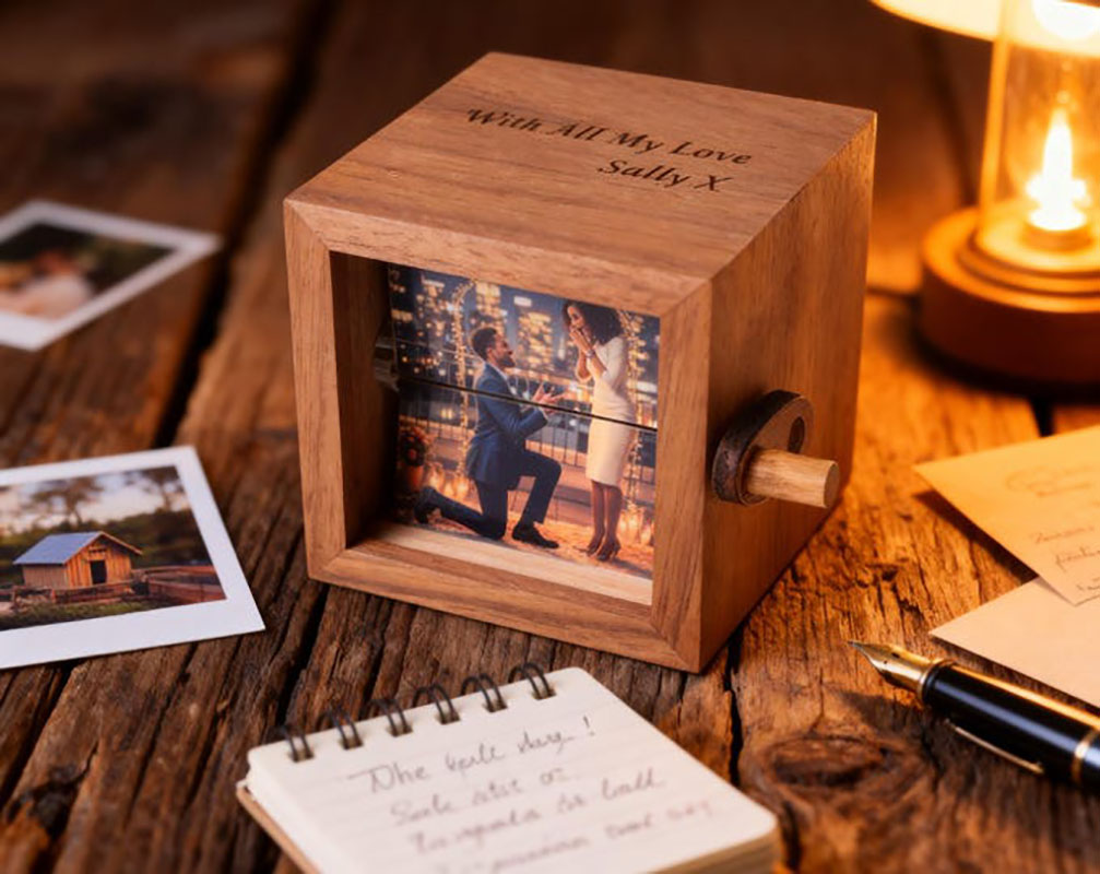 Caja de animación de cuaderno  - Custom Photo Book reseña y precio