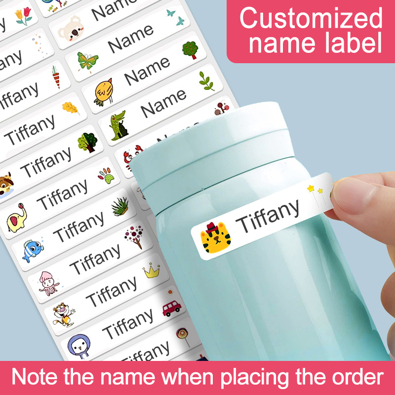 Pegatinas personalizadas con n - Personalized Name Box reseña y precio