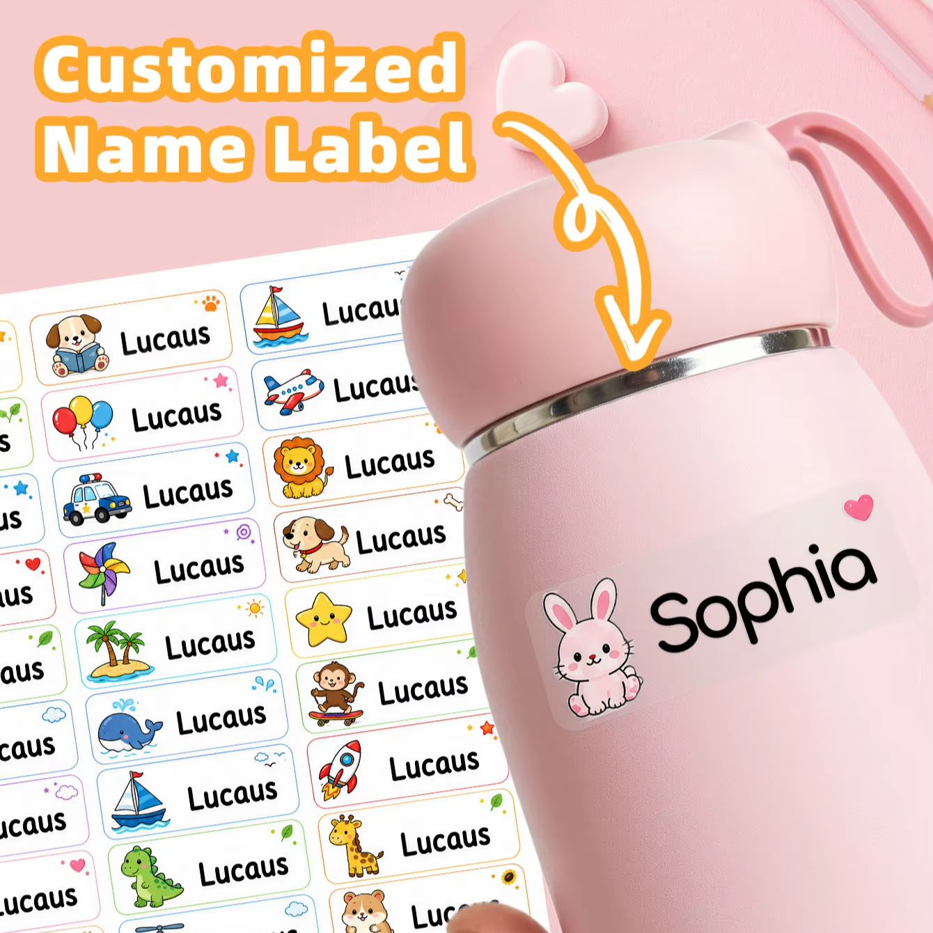 1-500 pegatinas personalizadas - Personalised Candle Label reseña y precio