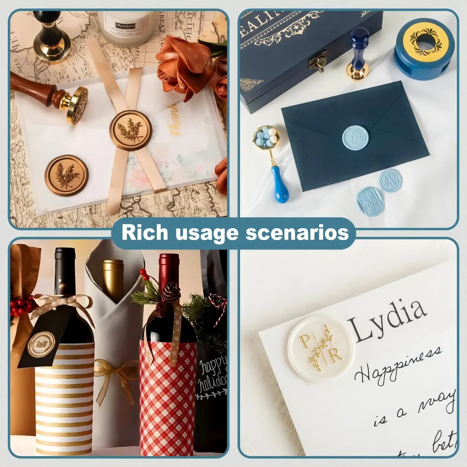Kit de sello de cera personali - Wax Seal Letter Kit reseña y precio