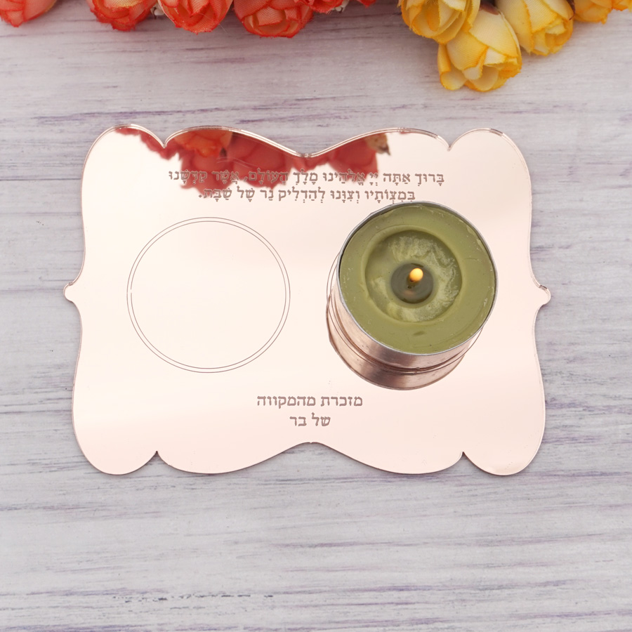 Decoración de mesa de boda per - Personalised Candle Label reseña y precio