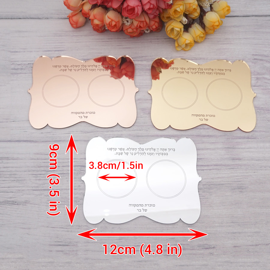 Decoración de mesa de boda per - Personalised Candle Label reseña y precio