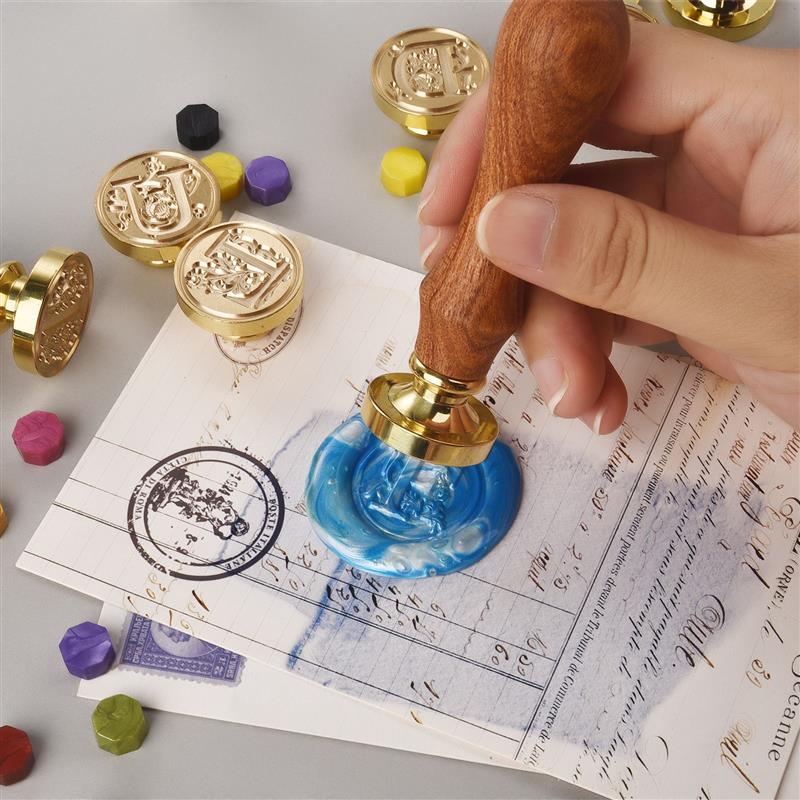Cabezal de sello de cera sella - Wax Seal Letter Kit reseña y precio
