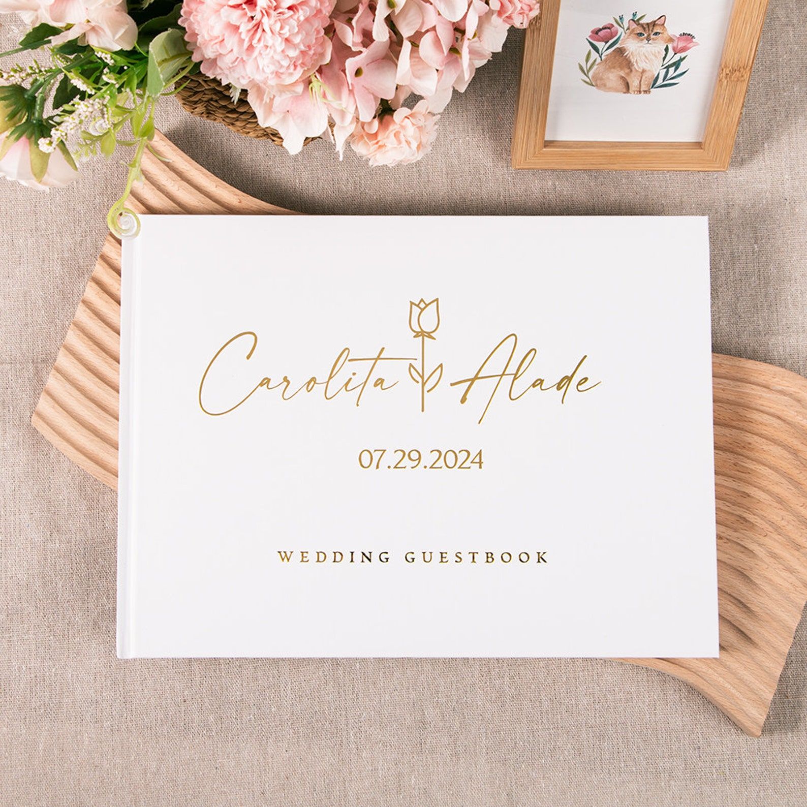 Libro de invitados de boda per - Custom Photo Book reseña y precio