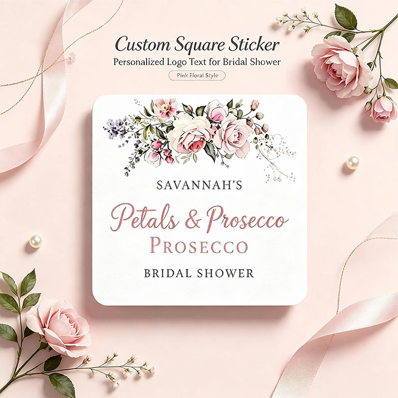 Pegatinas Cuadradas Personaliz - Personalized Name Box reseña y precio
