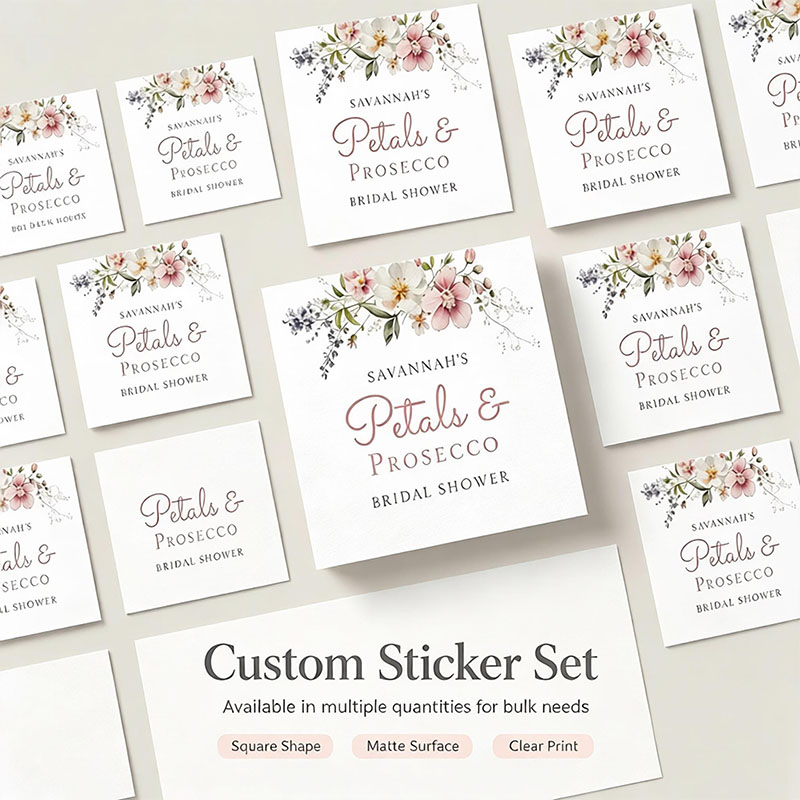 Pegatinas Cuadradas Personaliz - Personalized Name Box reseña y precio